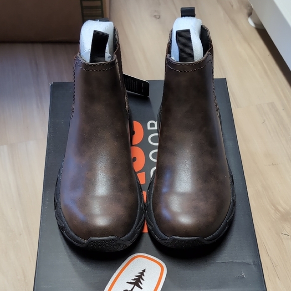 Bass Outdoor Women's Leather Slip On Hiking Boots - Picture 2 of 6